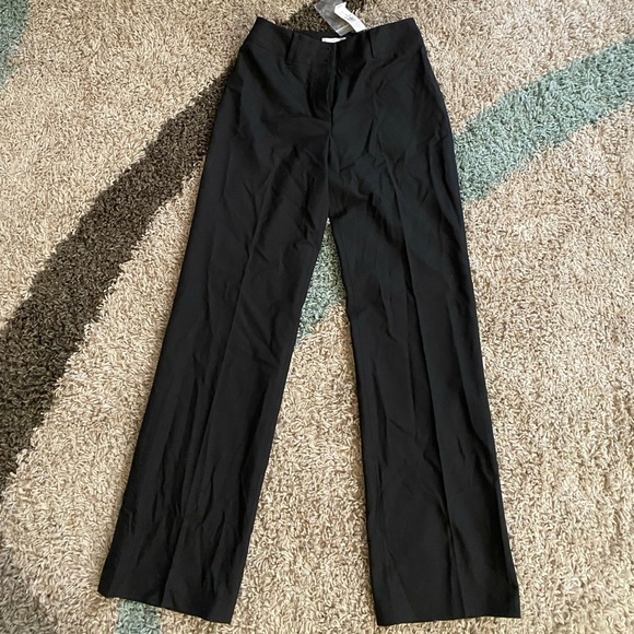 Loft ann taylor black stretch dress pants size 0 - Picture 1 of 6